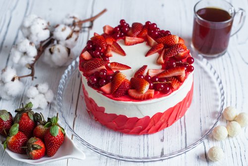 propriétés de la fraise: un fantastique gâteau aux fraises