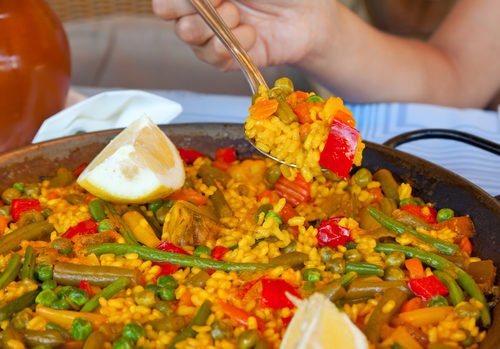 paella vegetariana