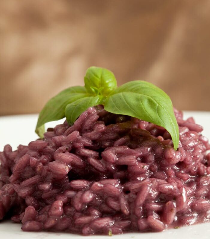 risotto al riso rosso