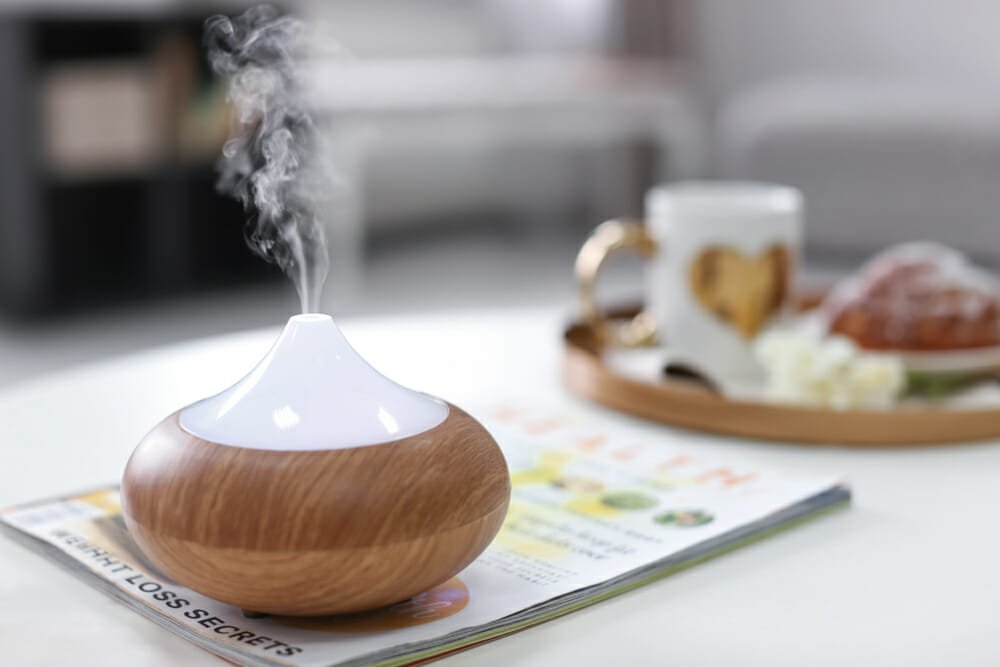 Diffusore Per Oli Essenziali In Legno Portatile | Aromaterapia Naturale | Con Custodia Da Viaggio