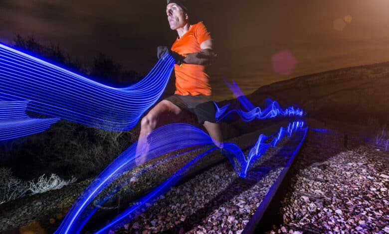 Luci a led per lo jogging