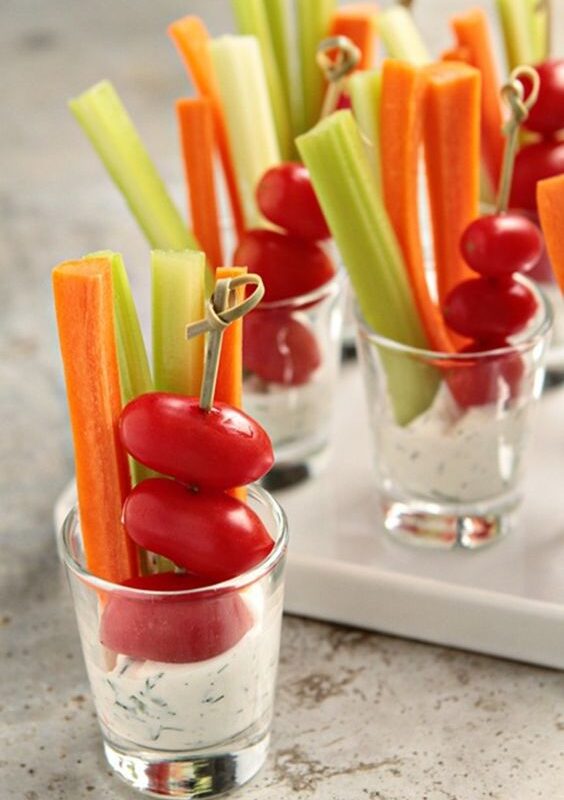 bicchierini finger food