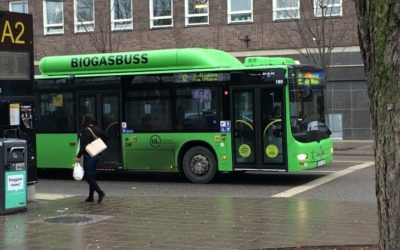 Dalla Svezia: gli autobus a biogas prodotto dalla depurazione della acque di scarico