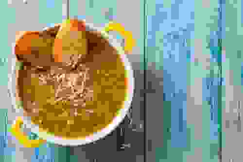 zuppa di cipolle alla francese