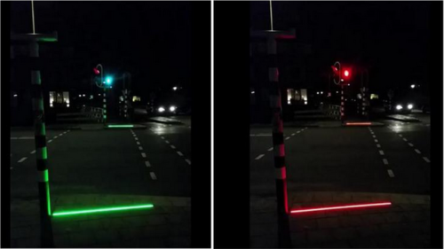 Olanda: i semafori che si proiettano a terra per pedoni distratti da smartphone