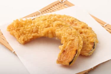 Ricetta del tempura di zucca senza uovo