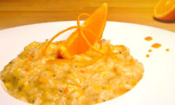 Risotto alla arancia anche con la buccia