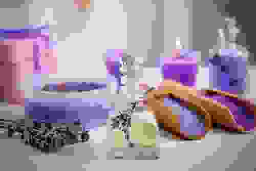cura del corpo con la lavanda