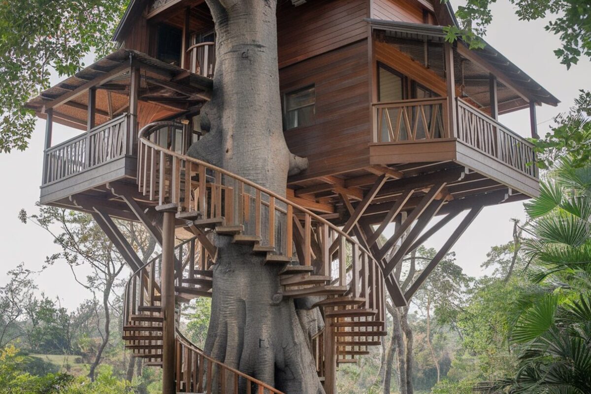 Alcuni magnifici rifugi sulla cima degli alberi