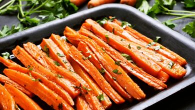 insalata di fagiolini quinoa e carote arrostite