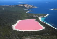 laghi rosa nel mondo