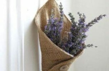Come riciclare sacchi di iuta per dare un tocco raw e vintage alla casa