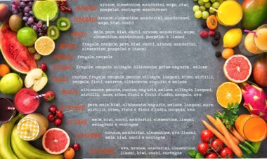 Frutta e verdura di stagione: cosa comprare mese per mese