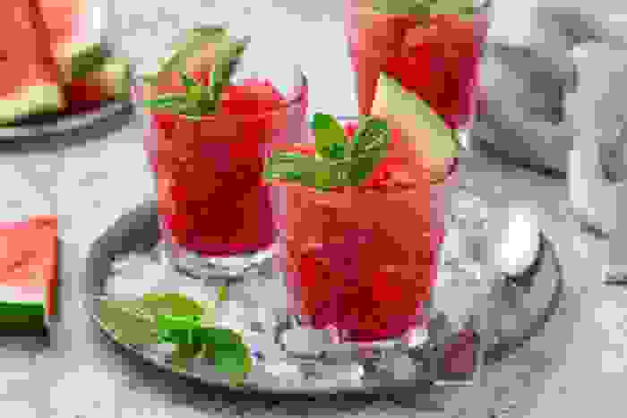 Granita fatta in casa all'anguria