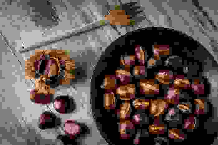 Castagne al forno