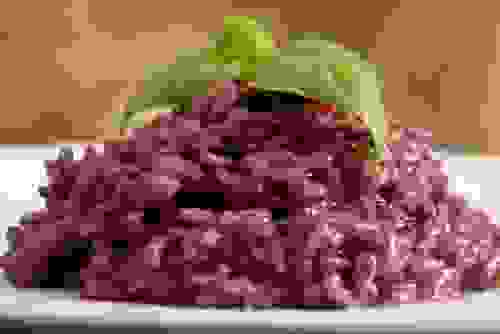 risotto al vino rosso