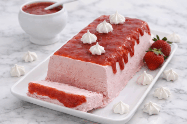 Semifreddo alle fragole senza lattosio: la ricetta fresca, leggera e 100% vegetale che conquista tutti
