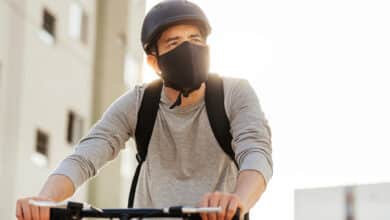 maschera antismog per le bici