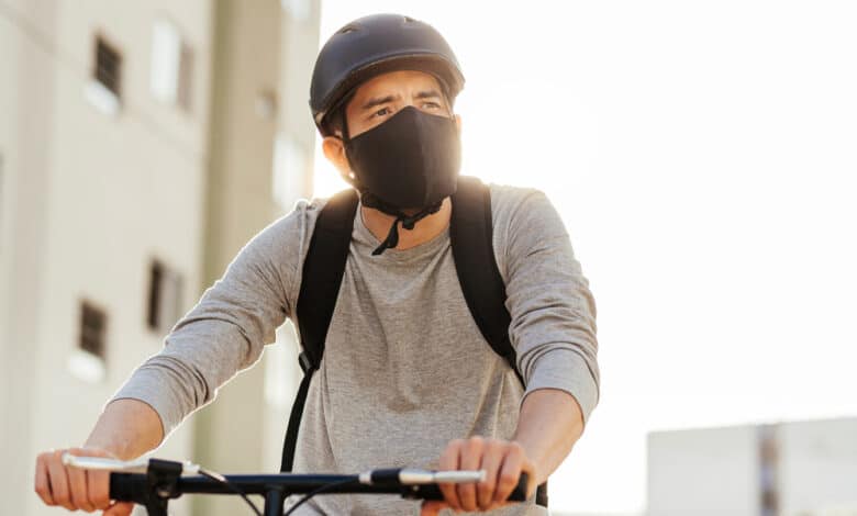 maschera antismog per le bici