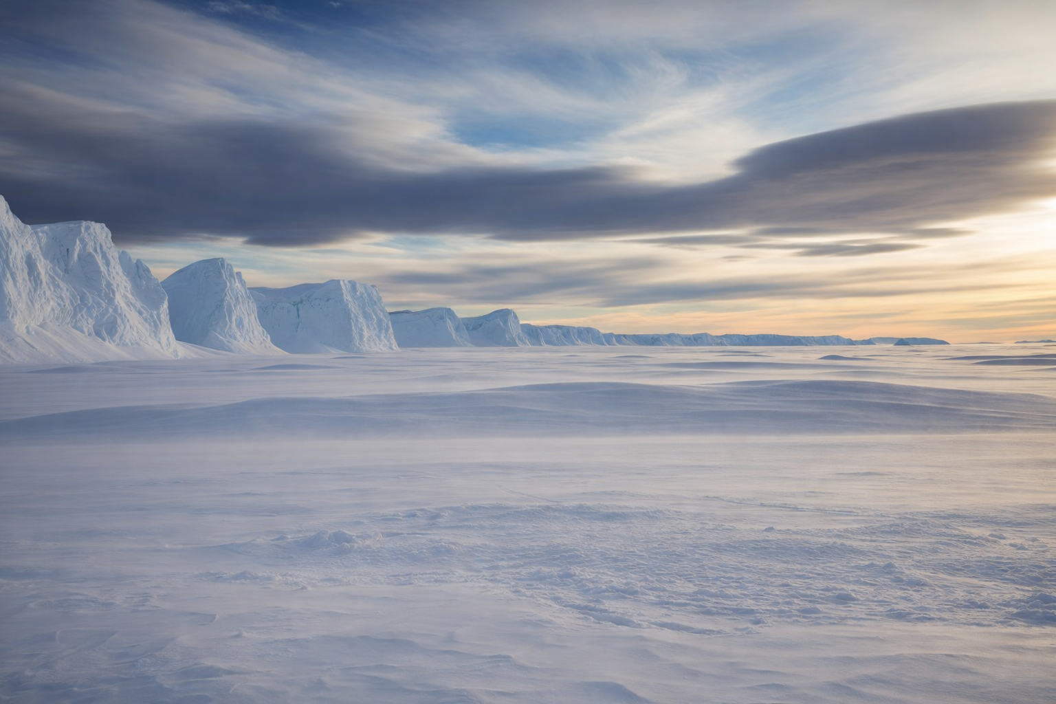 Antartide Oriental è uno dei luoghi più desolati e inaccessibili nel Mondo