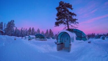 Hotel Kakslauttanen in Finlandia: igloo di ghiaccio