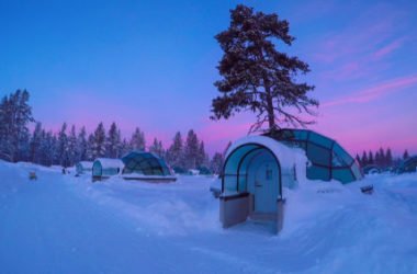 Hotel Kakslauttanen in Finlandia: igloo di ghiaccio per vedere l’aurora boreale al meglio