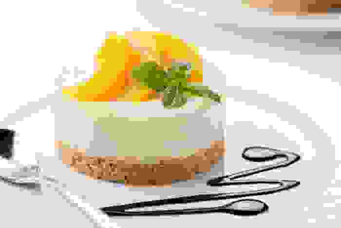 Cheesecake alle pesche