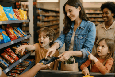 Snack alle casse del supermercato: divieti 2025, cosa funziona davvero (e cosa no)