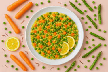 Ricetta del risotto alle verdure primaverili