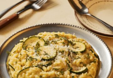 Ricetta ed ingredienti del risotto con le zucchine
