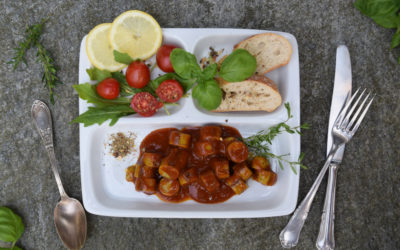 Come preparare la variante vegana della ricetta del Currywurst, il tipico piatto berlinese