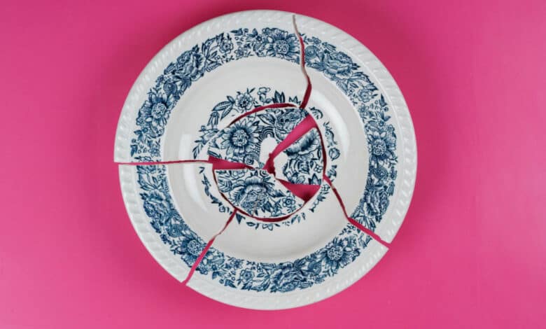 raccolta differenziata della ceramica