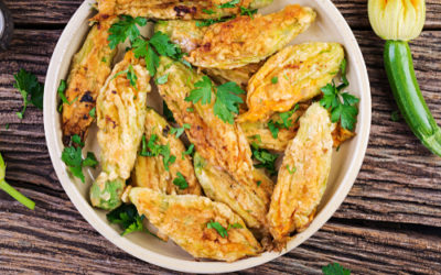 Come preparare i fiori di zucchina ripieni di ricotta