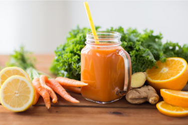 Il succo di carote: una bevanda dal potere saziante a basso apporto calorico