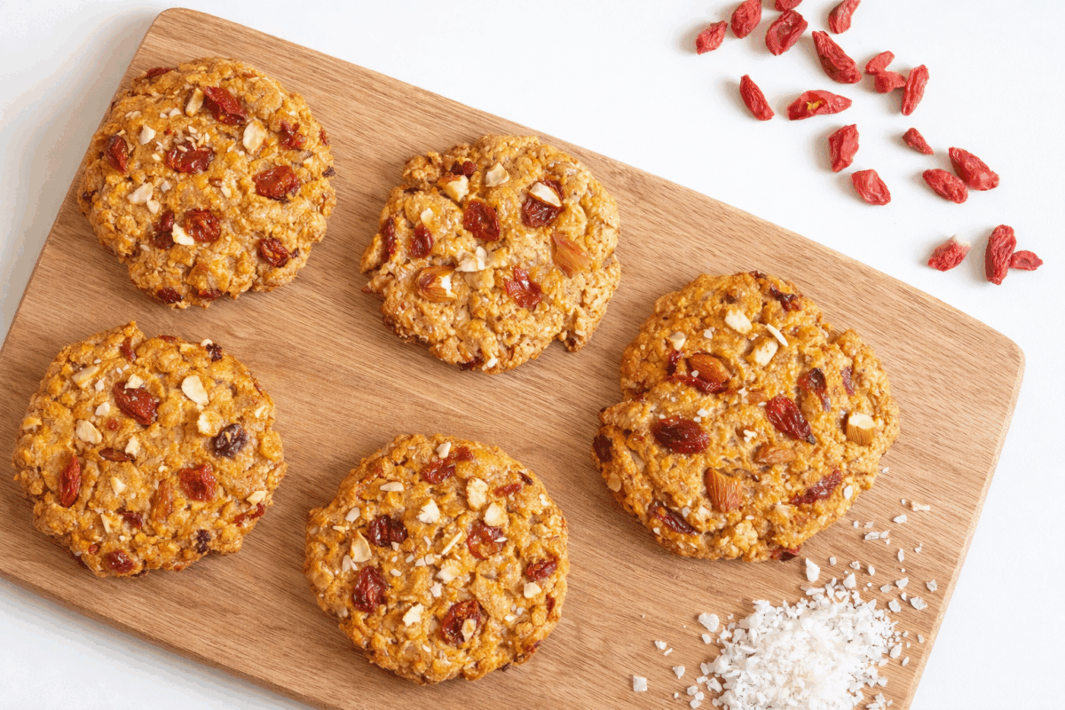 biscotti ale bacche di Goji e cocco