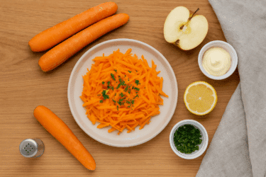 Carote grattugiate al limone