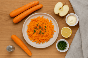 Carote grattugiate al limone