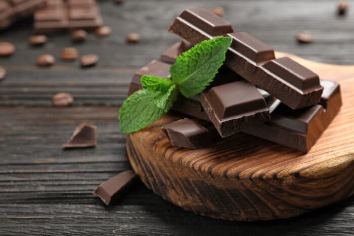 10 alimenti ricchi di zinco: cioccolato