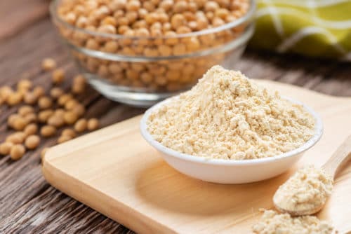 Farina di soia, un alimento ricco di proteine e privo di glutine