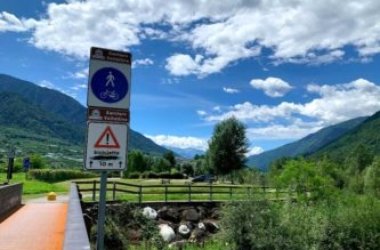Sentiero Valtellina, foto video e descrizione di questo lunghissimo itinerario ciclabile
