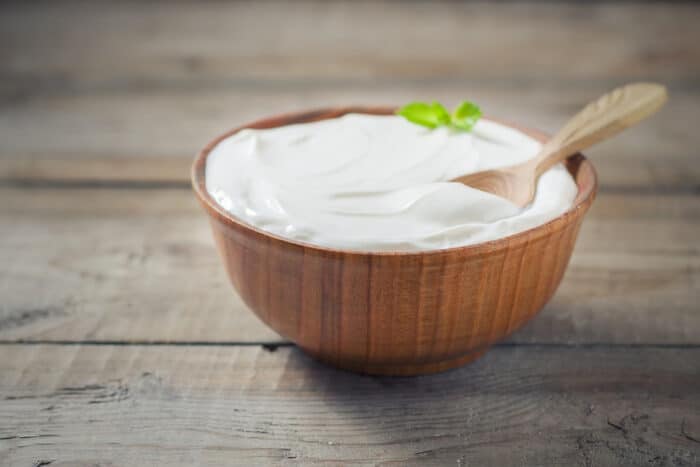 alimenti ricchi di fibre: lo yogurt