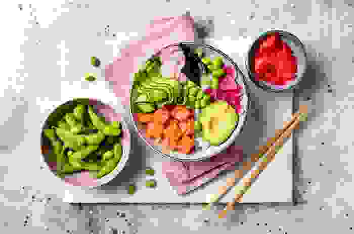 buddha bowl con salmone