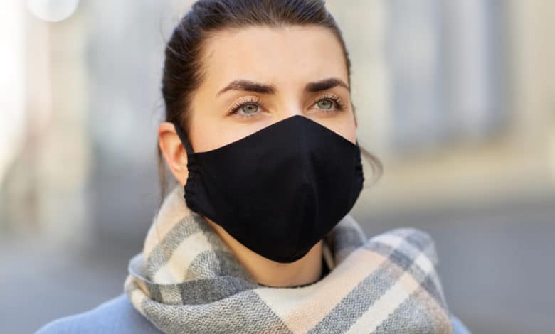 mascherina in tessuto