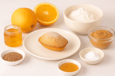 Madeleines all’arancia vegetariani