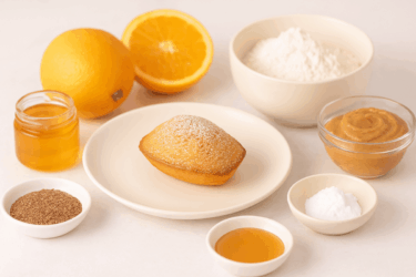 Madeleines all’arancia vegetariani