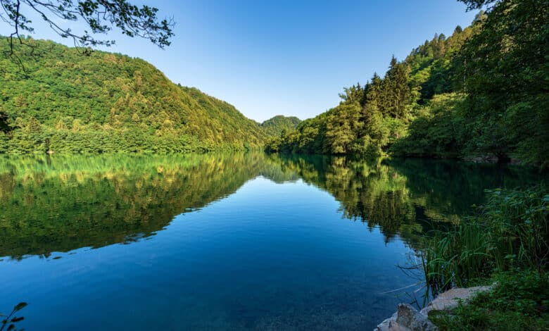 Levico terme in autunno