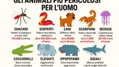 Gli animali più pericolosi per l'uomo