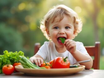 I bambini vegetariani crescono bene?