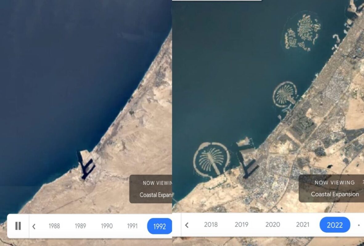 Google Earth Timelapse: osserva 28 anni di cambiamenti climatici in pochi secondi