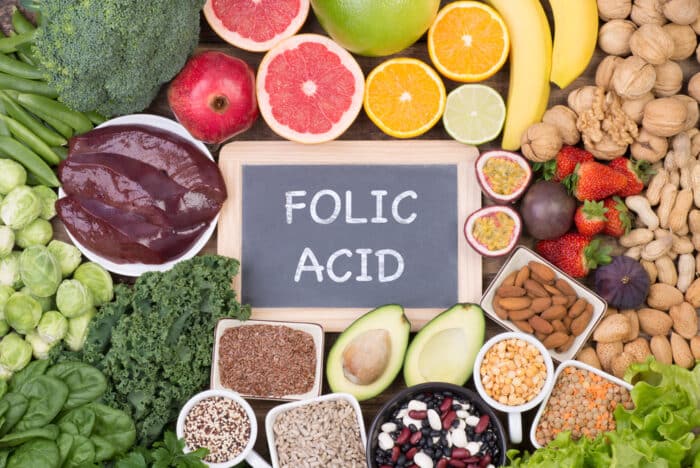 aliments riches en acide folique